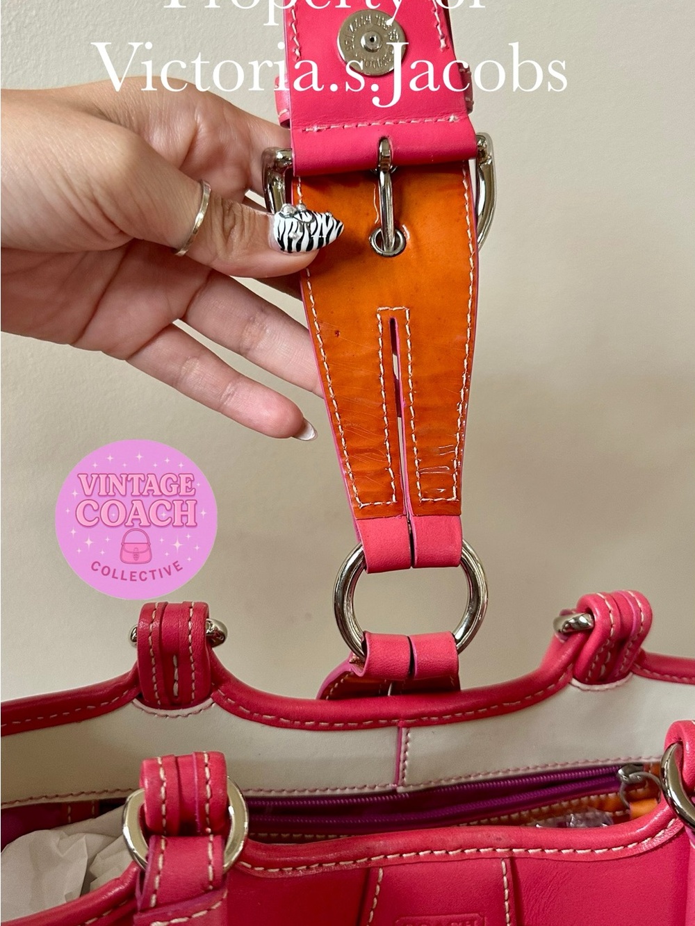 Coach butterfly basket (2/2) - Picture 7 of 11
